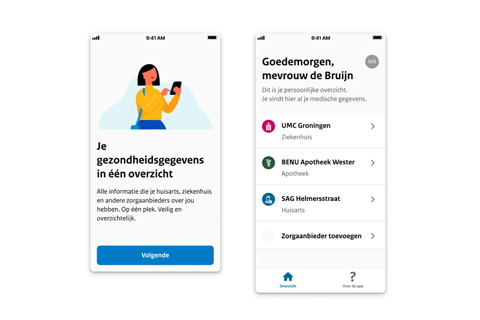 Afbeelding van het project Mijn Gezondheidsoverzicht